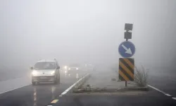 Bolu Dağı'nda sis ve yağmur etkili oldu