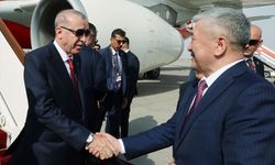 Cumhurbaşkanı Erdoğan, Kırgızistan'a geldi