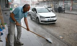 Kars'ta dolu ve sağanak etkili oldu