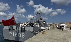 TCG-KİLİMLİ (P-1209) gemisi Sinop'ta ziyarete açıldı