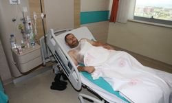 Yüksek gerilim hattında akıma kapılan Erzincanlı demir ustasının tedavisi sürüyor