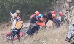 Mağarada yaralanan kadın, askeri helikopterle kurtarıldı