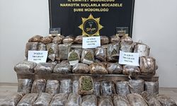 Şanlıurfa'da yolcu otobüsünde 39 kilo 700 gram uyuşturucu ele geçirildi