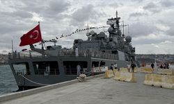Tekirdağ'da 'TCG Yıldırım' gemisi ziyarete açıldı
