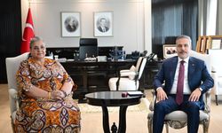 Bakan Fidan, BM Genel Sekreteri'nin Libya Özel Temsilcisi Tetteh ile görüştü