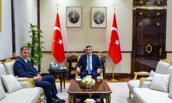 Cumhurbaşkanı Yardımcısı Yılmaz İzmir Büyükşehir Belediye Başkanı Tugay'ı kabul etti