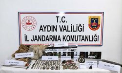 Karacasu'da tarihi eser operasyonu: 157 sikke ele geçirildi