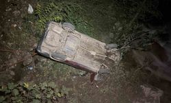 Osmaniye'de otomobil 5 metre yükseklikten dereye düştü: 1 yaralı