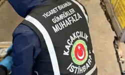 İzmir'de kaçak makaron üretimi yapılan fabrikada 125,5 milyon liralık eşyaya el konuldu