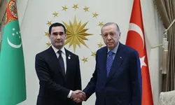 Cumhurbaşkanı Erdoğan, Türkmenistan Devlet Başkanı Berdimuhammedov ile görüştü