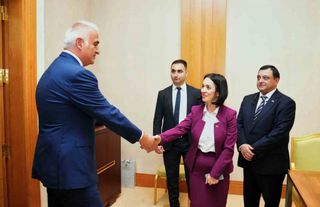 Kültür ve Turizm Bakanı Ersoy, Ermeni Bakan Andreasyan ile görüştü