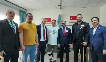 MHP’li Yurdakul, hastanede gazi ve şehit yakınlarını ziyaret etti