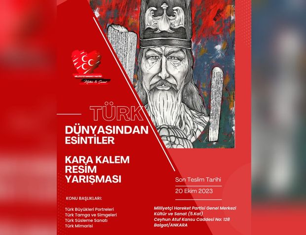 Milliyetçi Hareket Partisi'nden Ödüllü Resim Yarışması