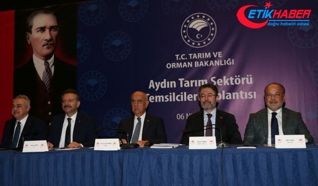 Bakan Kirişci, Aydın'da tarım sektörü temsilcileriyle buluştu: