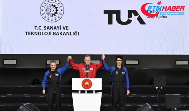 Cumhurbaşkanı Erdoğan, Türkiye'nin ilk uzay yolcularını açıkladı