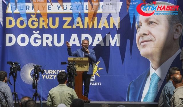 Adalet Bakanı Bozdağ, AK Parti Viranşehir Seçim İrtibat Bürosu'nun açılışında konuştu: