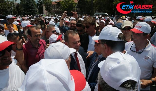 Bolu Belediye Başkanı Tanju Özcan “Adalet ve Değişim Yürüyüşü“ne başladı: