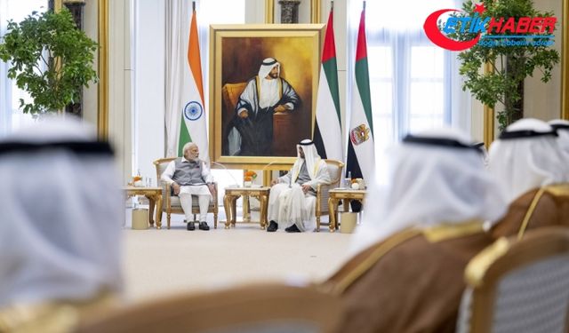 Hindistan Başbakanı, Abu Dabi'de BAE Devlet Başkanı ile “stratejik ortaklığı“ görüştü