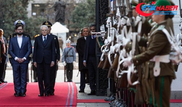 İtalya Cumhurbaşkanı Sergio Mattarella, Şili'yi ziyaret etti