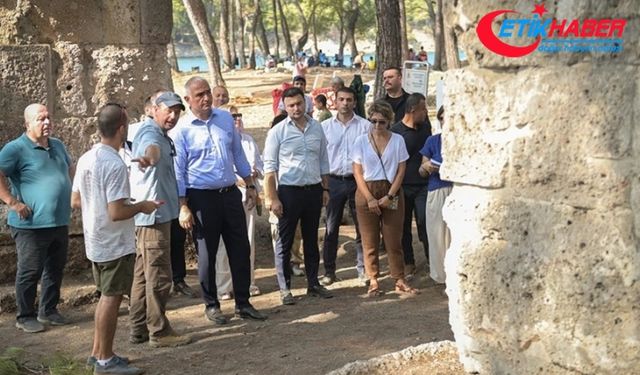Büyük İskender'in yürüdüğü Phaselis'teki 2 bin yıllık cadde gün yüzüne çıkarılacak