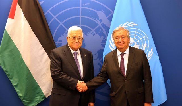BM Genel Sekreteri Guterres New York'ta Abbas ve Netanyahu ile ayrı ayrı görüştü