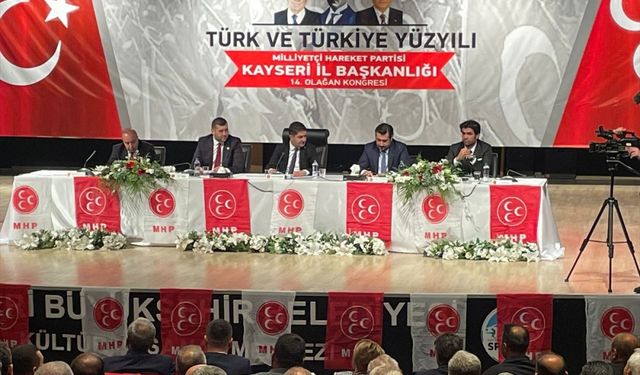 MHP'li Özdemir, Kayseri'de konuştu: