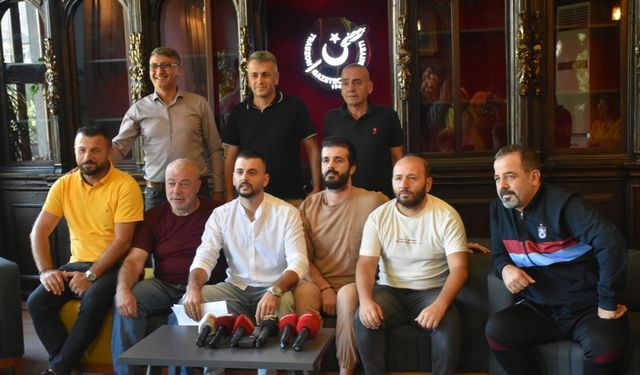 Trabzonspor taraftar dernekleri, destek çağrısında bulundu