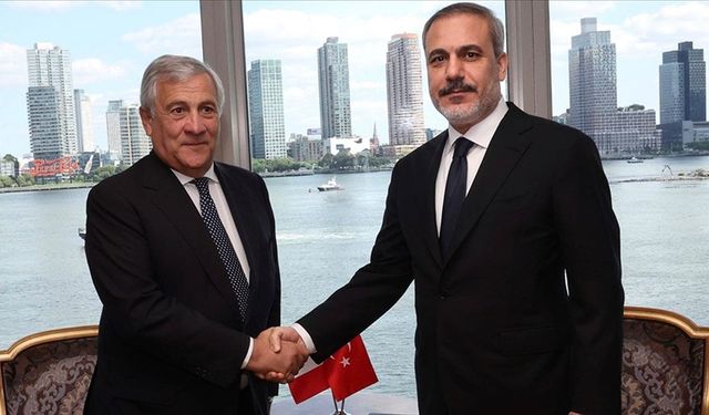 Dışişleri Bakanı Fidan, New York'ta İtalyan mevkidaşı Tajani ile görüştü