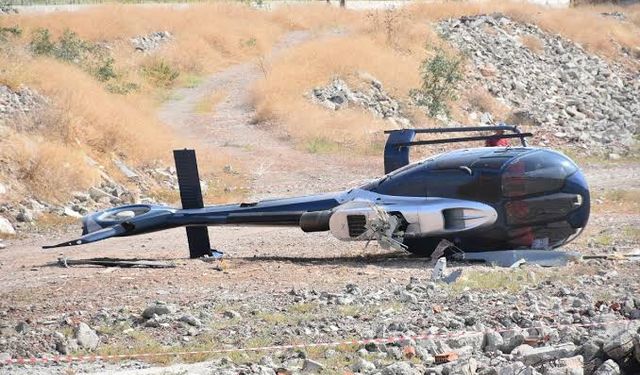 İzmir'de baraj gölüne düşen helikopterdeki 2 personelin cenazesi çıkarıldı