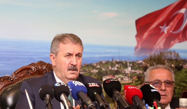 BBP Genel Başkanı Destici, Suriye'nin kuzeyindeki operasyonu değerlendirdi: