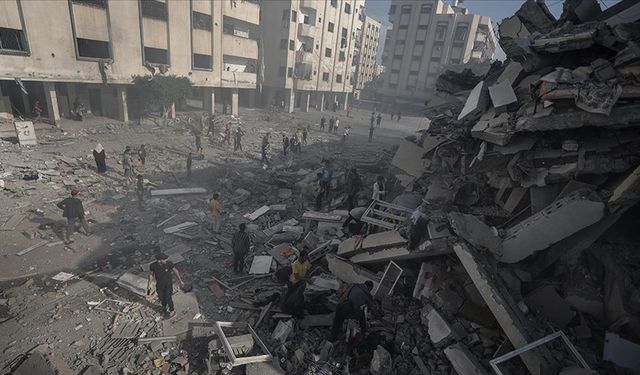 İsrail ordusunun Gazze'ye düzenlediği saldırılarda çok sayıda Filistinli öldü ve yaralandı
