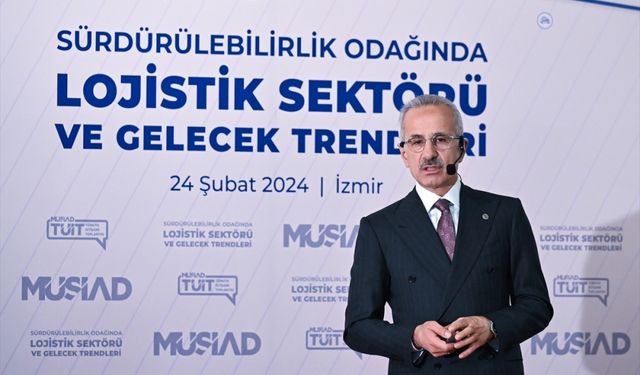 Bakan Uraloğlu, İzmir'de MÜSİAD Lojistik Sektör Kurulu toplantısına katıldı: