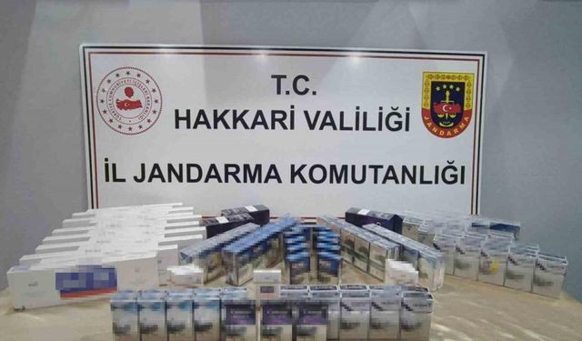 Hakkari’de kaçakçılık operasyonu