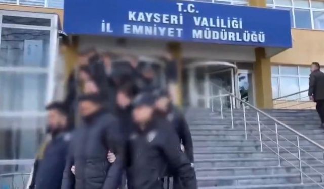 Kayseri merkezli 10 ildeki "Sibergöz-22" operasyonunda 14 tutuklama