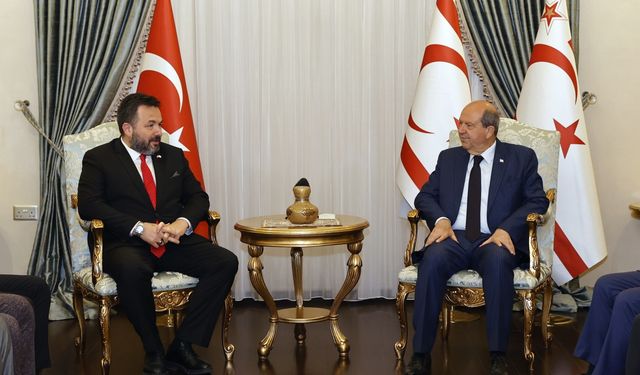 KKTC Cumhurbaşkanı Tatar, Türkiye Karate Federasyonu heyetini kabul etti