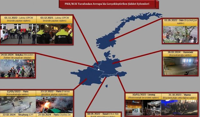 Terör örgütü PKK Avrupa’nın başına bela oldu