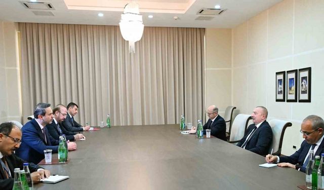 Aliyev, Enerji ve Tabii Kaynaklar Bakanı Bayraktar’ı kabul etti
