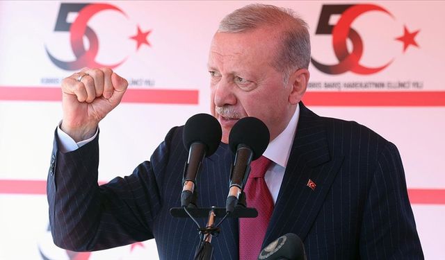 Cumhurbaşkanı Erdoğan: Müzakereye, görüşmeye, Kıbrıs'ta kalıcı barışı ve çözümü sağlamaya hazırız