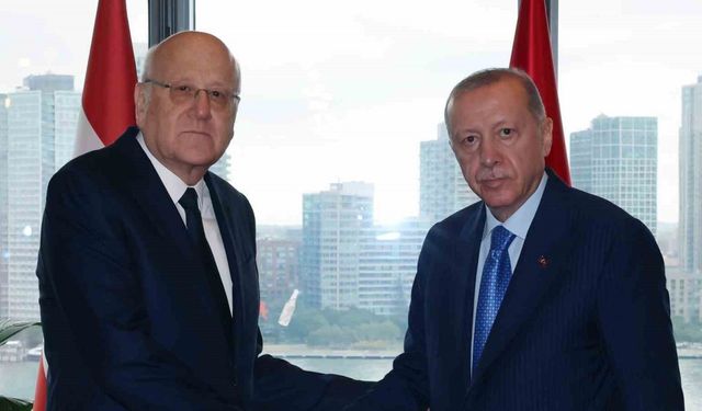 Cumhurbaşkanı Erdoğan, Lübnan Başbakanı Mikati’yi kabul etti