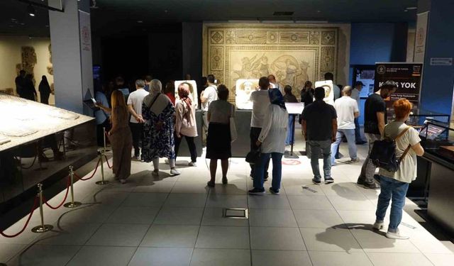 Zeugma Mozaik Müzesi, festival için Gaziantep’e gelenlerin akınına uğruyor