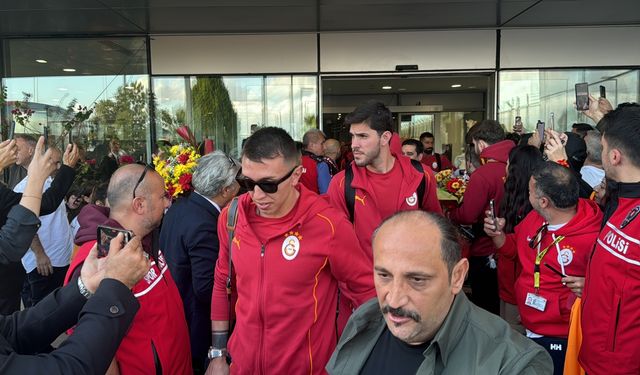 Galatasaray kafilesi Bodrum'a geldi