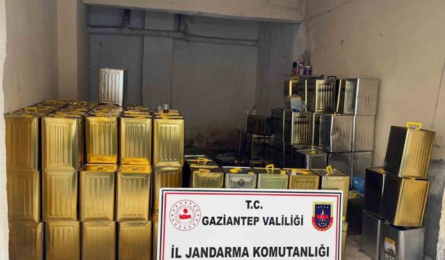 Gaziantep’te 1,5 milyon lira değerinde sahte zeytinyağı ele geçirildi