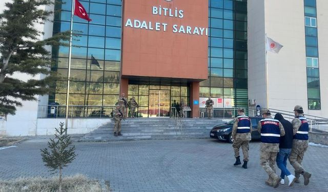 Bitlis'te yakalanan Suriye uyruklu terörist tutuklandı