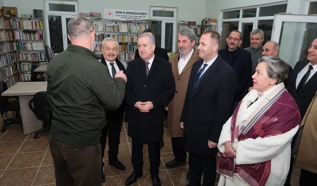 MHP Genel Başkan Yardımcısı Sadir Durmaz, Kırklareli'nde köy ziyaretinde bulundu