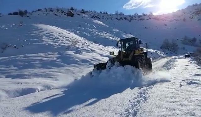 Adıyaman’da kar yağışı etkili oluyor