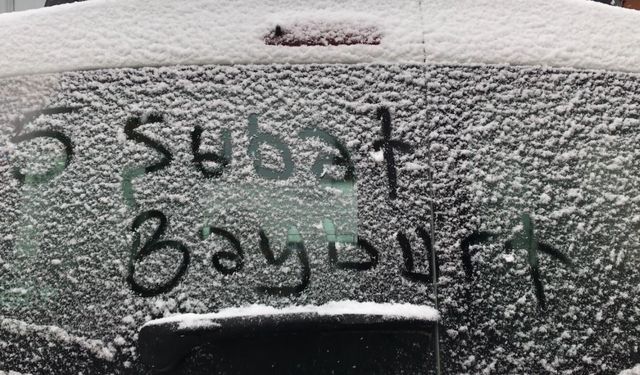 Bayburt’ta 3 gün kar yağışı bekleniyor