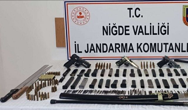 Niğde’de ruhsatsız silah operasyonu