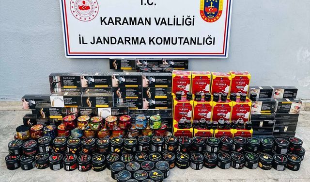 Karaman'da kaçakçılık operasyonunda 4 şüpheli yakalandı