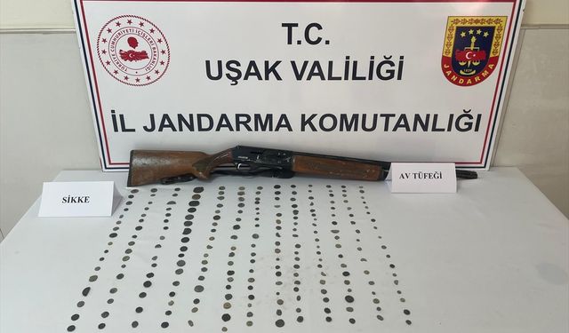Uşak'ta tarihi eser niteliğinde 232 sikke ele geçirildi