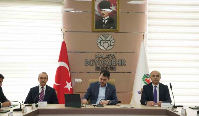Bakan Kurum, Malatya’da il koordinasyon toplantısına katıldı